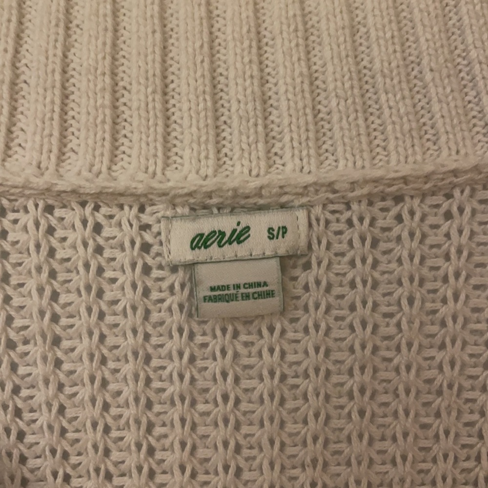 White Sweater from Aerie. Worn a few times. - Picture 2 of 2